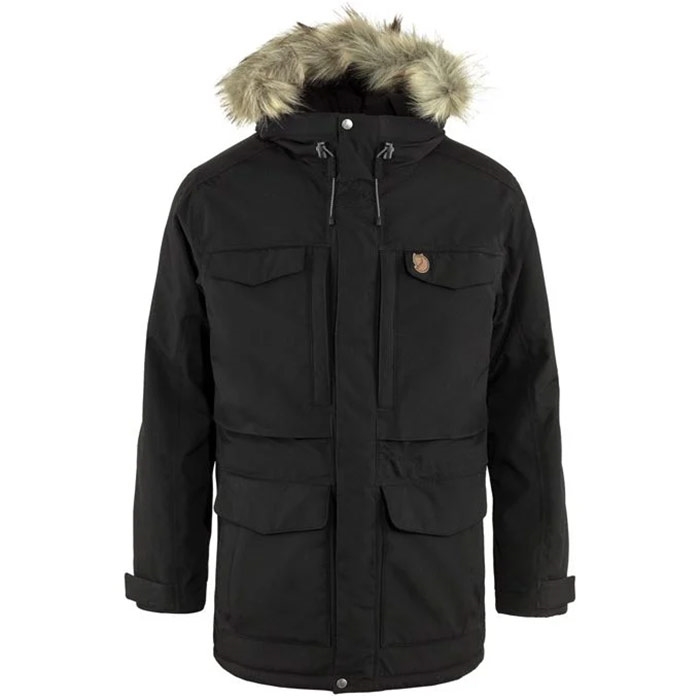 Fj? Llr? Ven Nuuk Parka Herre   Mænd Black Xl   Vinterjakker Til Mænd