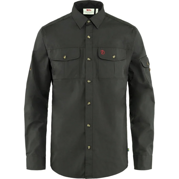 Fj? Llr? Ven Singi Trekking Shirt Ls Herre   Mænd Dark Grey Xl   Skjorter
