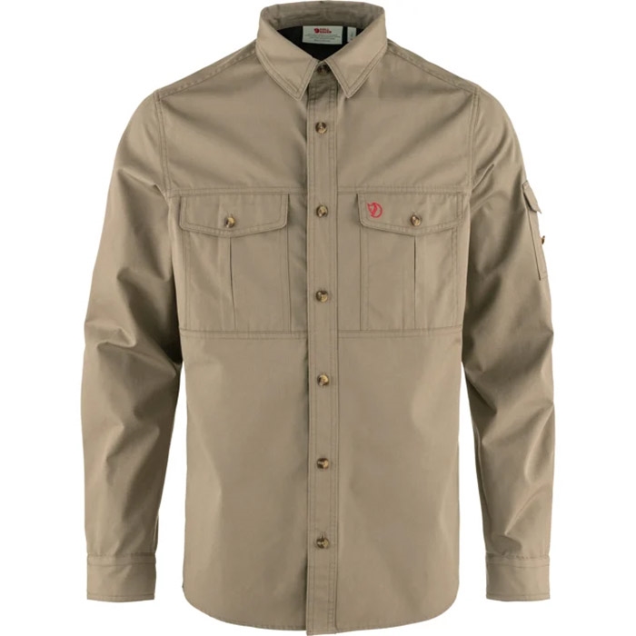 Fj? Llr? Ven Singi Trekking Shirt Ls Herre   Mænd Suede Brown Xl   Skjorter
