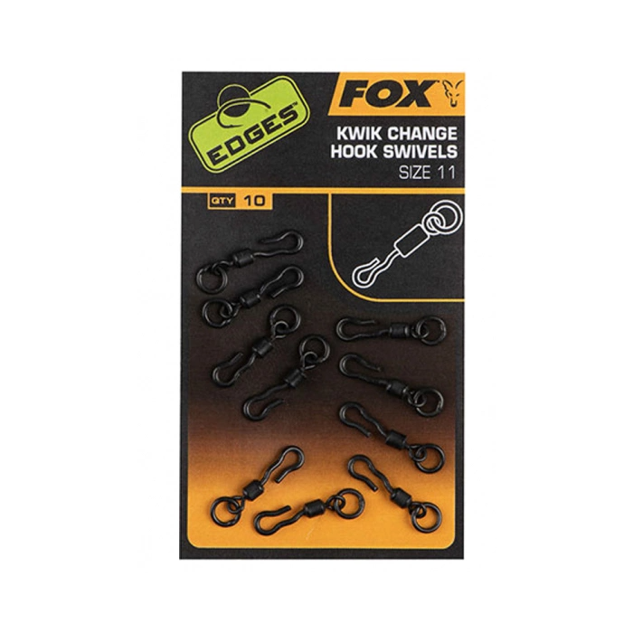 Fox Edges Kwik Change Hook Swivels Size