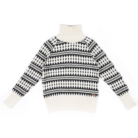 Fuza Wool Ladies Gunhild Sweater  Coal