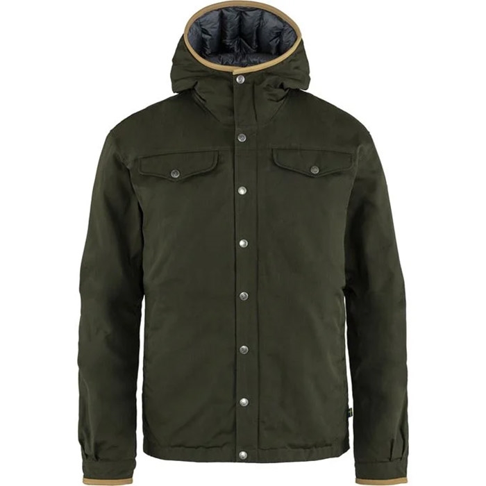 Fj? Llr? Ven Greenland No    Down Jacket Herre   Mænd Deep Forest S   Jakker