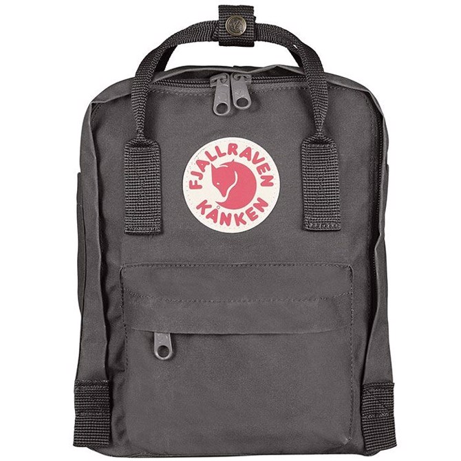 Fjällräven Kånken Mini Børnetaske i Super Grå - Tjek nu!