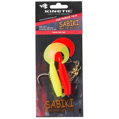 Kinetic Sabiki Forfang til Torsk og Pollock - TILBUD!