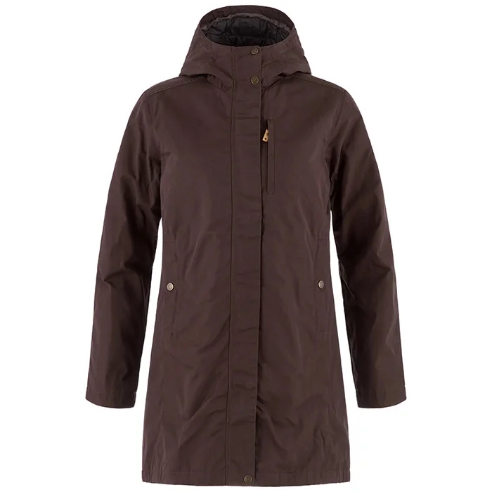 Fj? Llr? Ven Kiruna Padded Parka Kvinder   Damer Black Oak Xl   Jakker