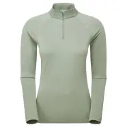 Montane F Dart Xt Zip Neck   Pale Sage   Str  S Eu    Undertrøje