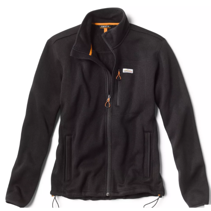 Orvis R  Tm Sweater Fleece Jakke Sort