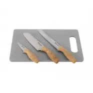 Outwell Caldas Knife Set W Cutting Board   Kniv