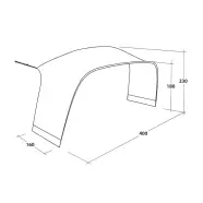 Outwell Wakefield Xl Tent Connector   Tilbehør Til Telte