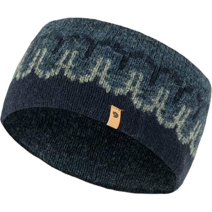 Fj? Llr? Ven ? Vik Path Knit Headband Dark Navy   Navy   Pandebånd
