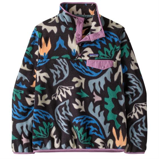 Patagonia Womens Lw Synch Snap T P O  Kaleido Black