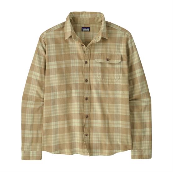 Patagonia Mens L S Lw Fjord Flannel Shirt  Builder   Weathered Stone