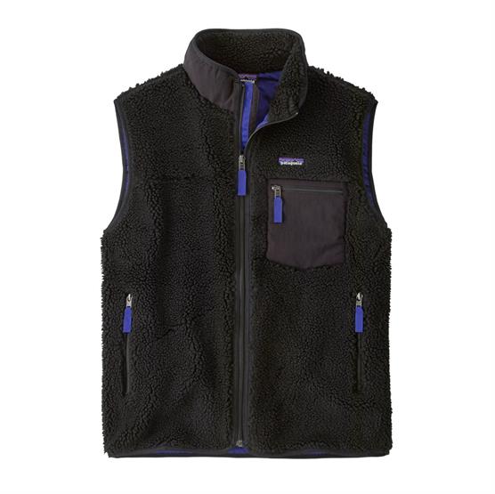 Patagonia Retro-X Vest til mænd - Vindtæt fleece i sort