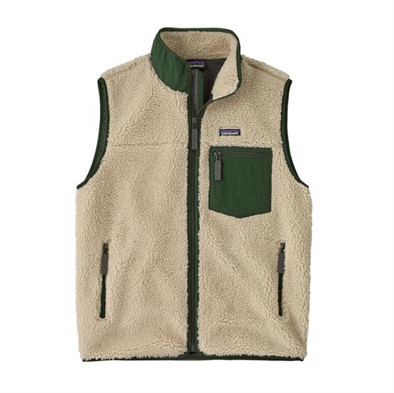 Patagonia Mens Classic Retro X Vest  Dark Natural   Treeline Green