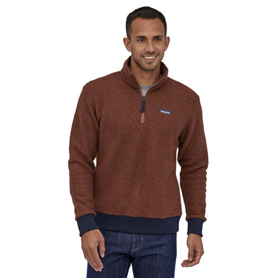 Patagonia Woolyester Fleece Pullover - Sisu Brown tilbud!