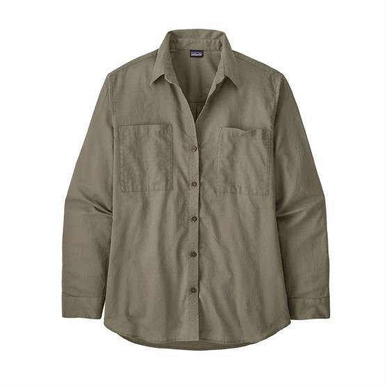 Patagonia Womens Lightweight A C Buttondown  Garden Green