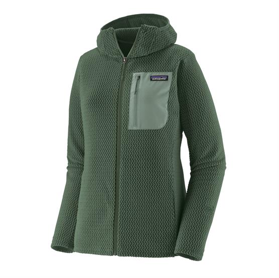 Patagonia Womens R  Air Full Zip Hoody  Canopy Green