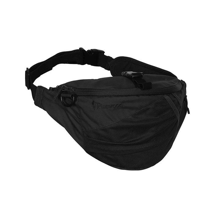 Pinewood Cross Waist Pack  L Black   Hoftetasker   Bæltetasker