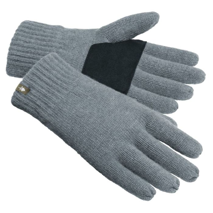 Pinewood Knitted Wool  Finger Handske Storm Blue Melange