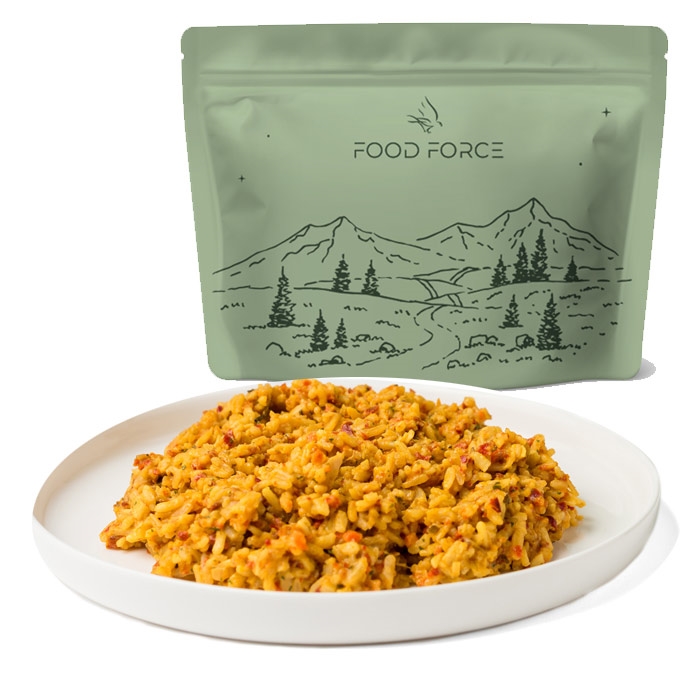 Food Force Stegte Ris Med Kylling  G   Kcal    Mad