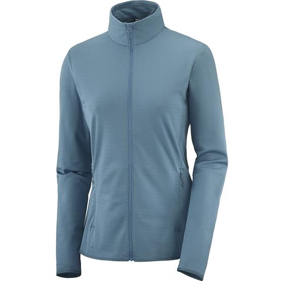 Salomon Outrack Fleece til Dame - Mallard Blue