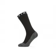 Sealskinz Nordelph Wp Warm Wt  Soft Mid Sock   Black Grey Marl White   Str  Xl   Sokker