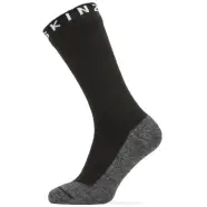 Sealskinz Wp Warm Weather Soft Touch Mid Sock   Black Grey Marl White   Str  S   Sokker