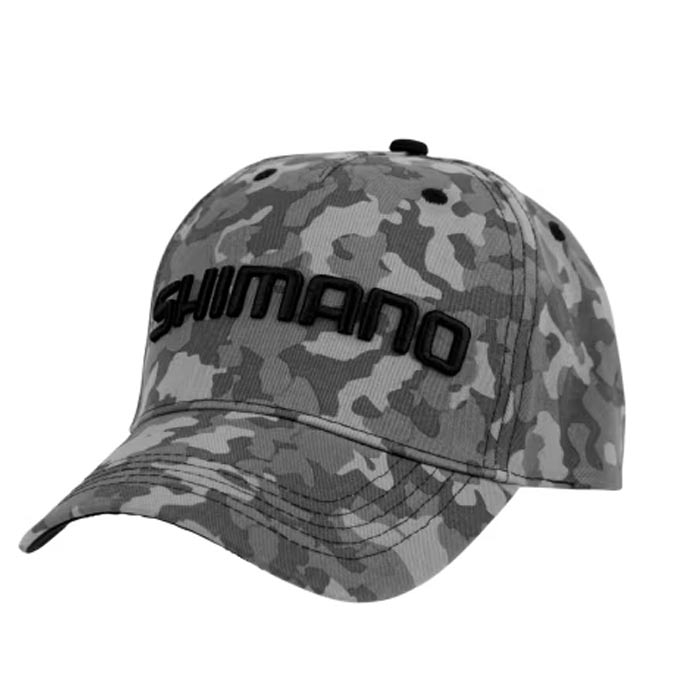 Shimano Cap Grey Camo   Hoved  Hals