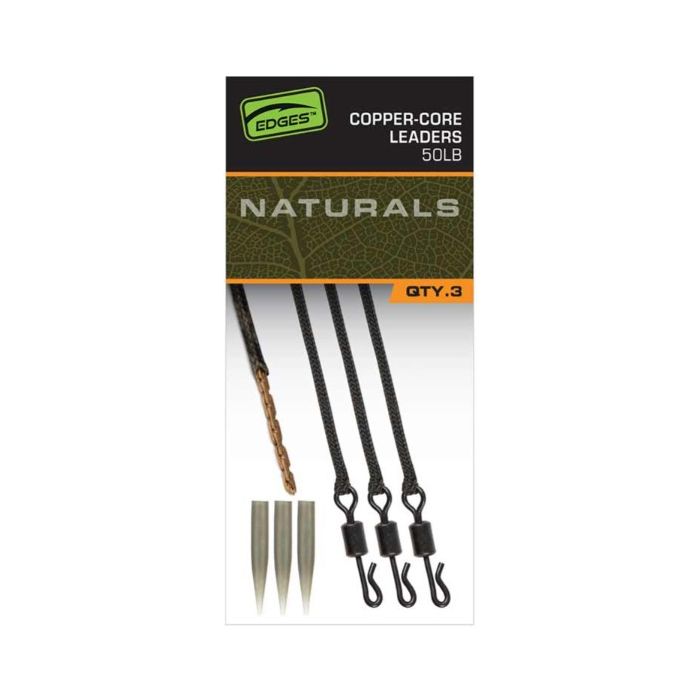 Fox Edges Naturals Copper Core Leaders X