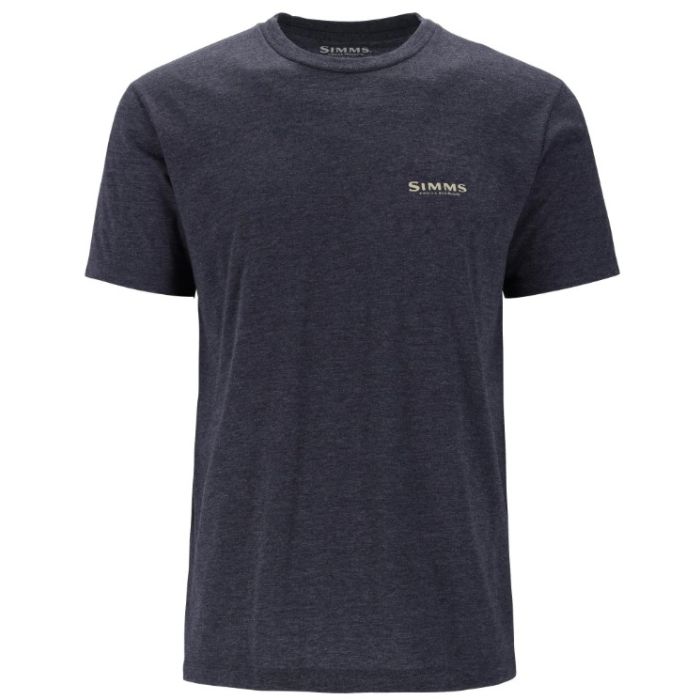 Simms Classic Tackle T-shirt i Navy Heather - Tilbud!