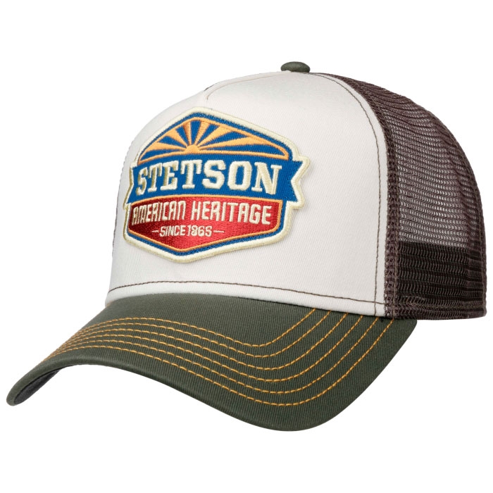 Stetson Trucker Cap American Heritage   Olive   Baseball Cap  Kasket