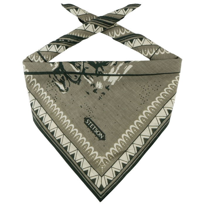 Stetson Last Drop Bandana  Naturfarver   Bandana