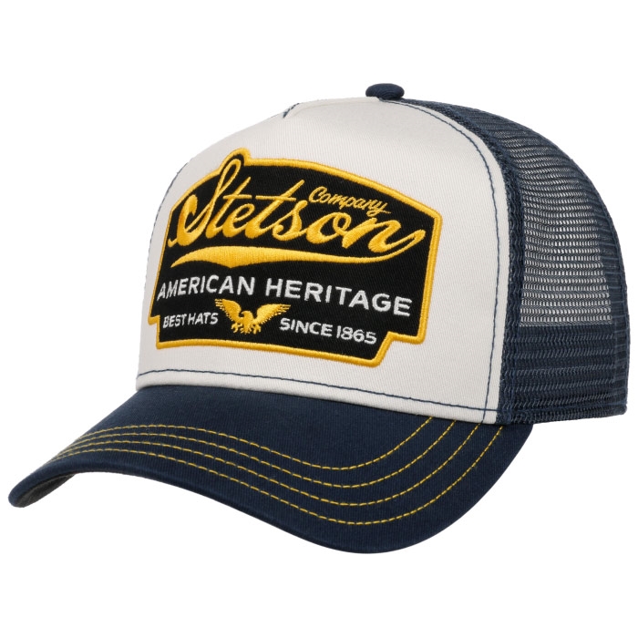 Stetson Trucker Cap American Heritage  Navy   Baseball Cap  Kasket