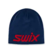 Swix Wool Logo Beanie   Estate Blue   Str      Hue
