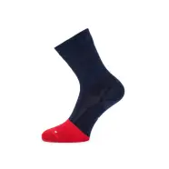 Ulvang Hero Thin Crew Sock   Navy Blue  Chilli Red   Str      Sokker