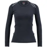 Ulvang Rav   Round Neck Ws Fw    Black Granite High Rise   Str  S   Bluse