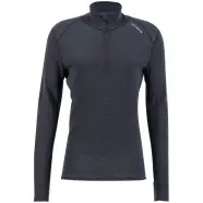 Ulvang Rav   Turtle Neck W Zip Ms Fw    Black Granite   Str  S   Bluse
