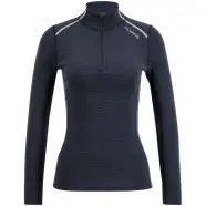 Ulvang Rav   Turtle Neck W Zip Ws Fw    Black Granite High Rise   Str  Xl   Bluse