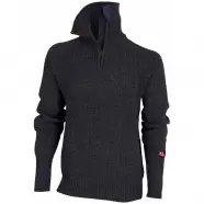 Ulvang Rav Sweater W Zip   Charcoal Melange   Str  L   Trøje