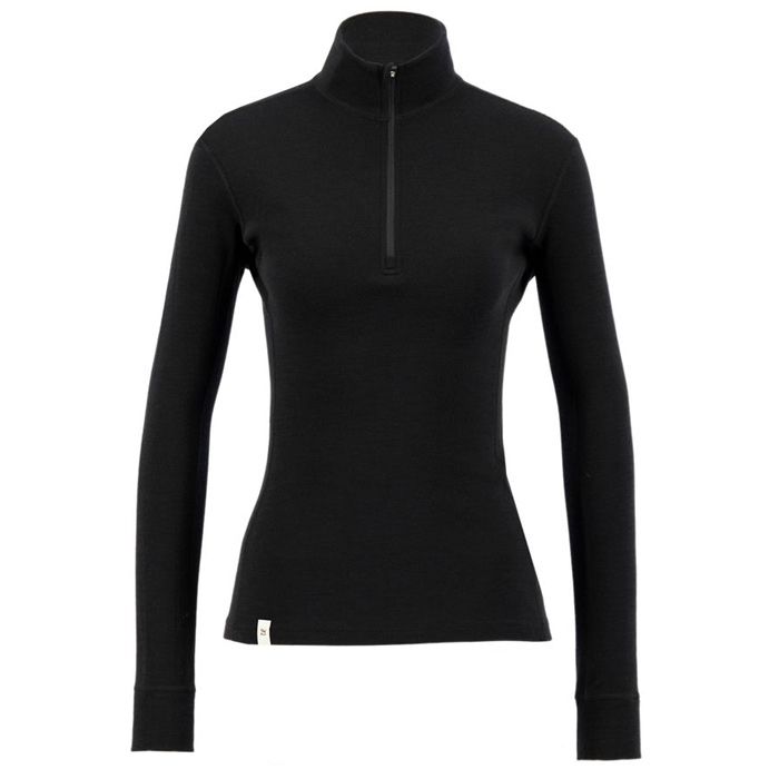 Ulvang Thermo 100 Half Zip - Kvinder Undertøj i Sort