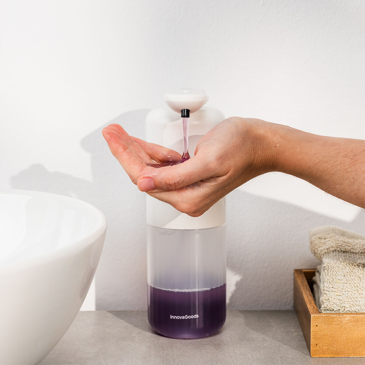 Automatisk Genopladelig Flydende Sæbedispenser Bitesap Innovagoods