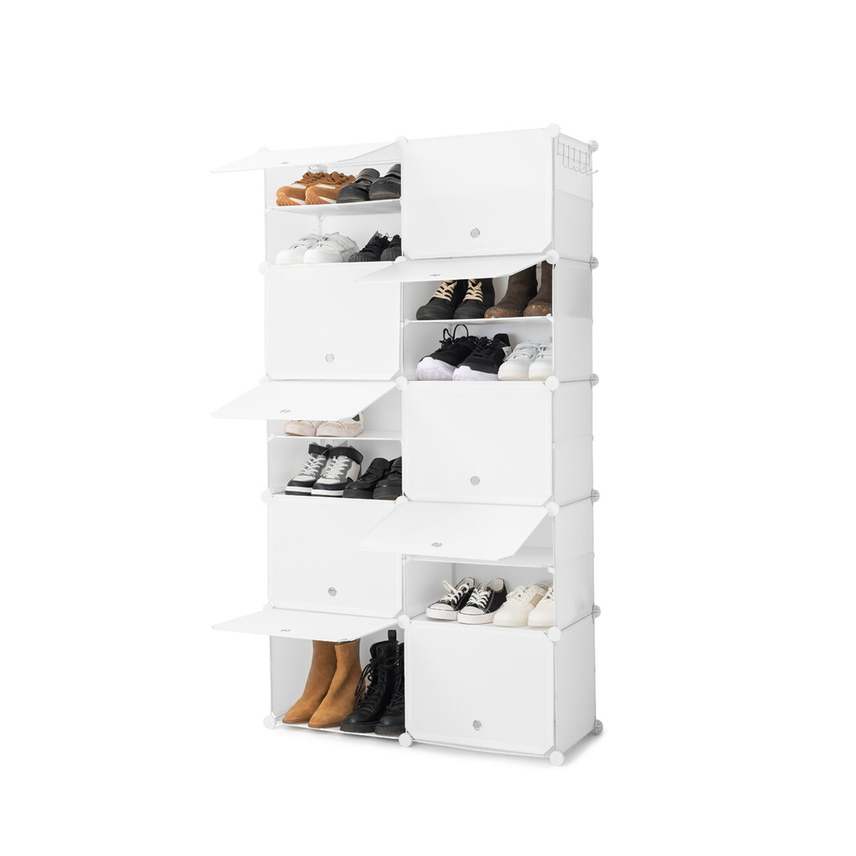 Bærbar  Modulær Skoholder Innovagoods Levoun Hvid  Refurbished B