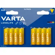 Varta Longlife Aa   Pack  Ch    Batteri