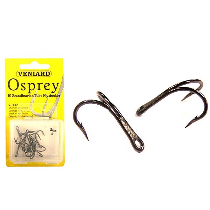 Veniard Osprey Dobbeltkrog til Rørfluer - 10 stk. på tilbud!