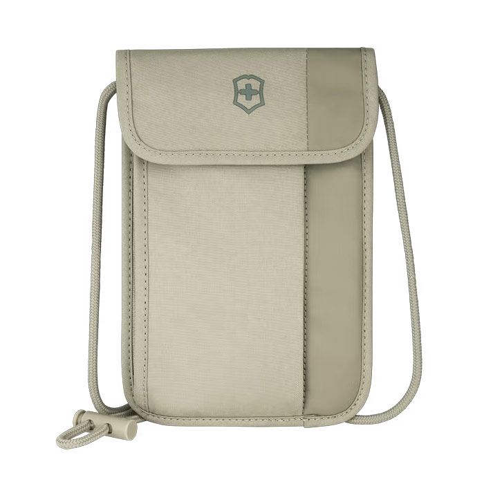Victorinox Travel Essentials Security Neck Pouch Sand Beige   Små Tasker  Punge  Tilbehør