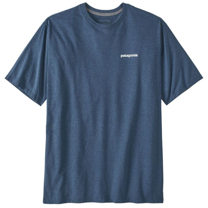 Patagonia M S P Logo Responsibili Tee Utility Blue