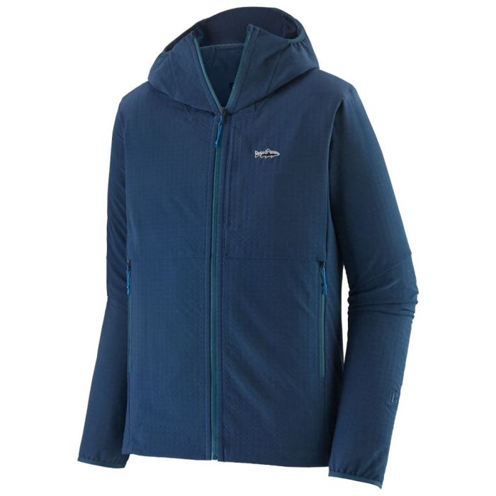 Patagonia R  Techface Fitz Roy Trout Hoody Tidepool Blue