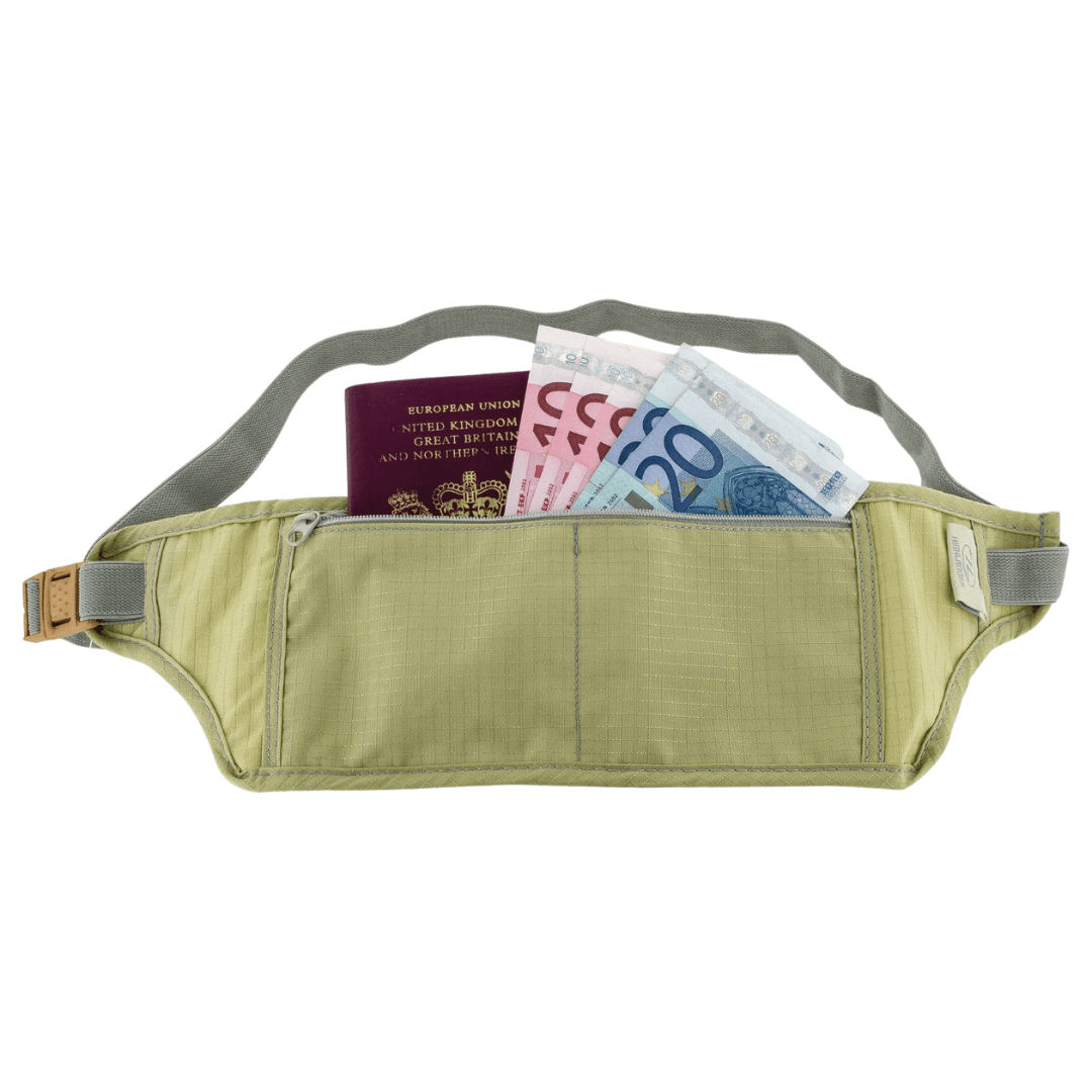 Pengebælte   To Lommer   Beige
