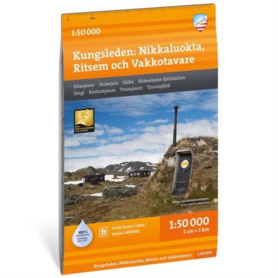 Calazo Kungsleden: Nikkaluokta  Ritsem   Vakkotavare  :