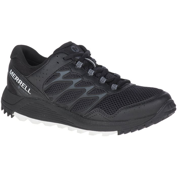 Merrell Wildbrun GTX Dame - Vandresko i Sort på Udsalg